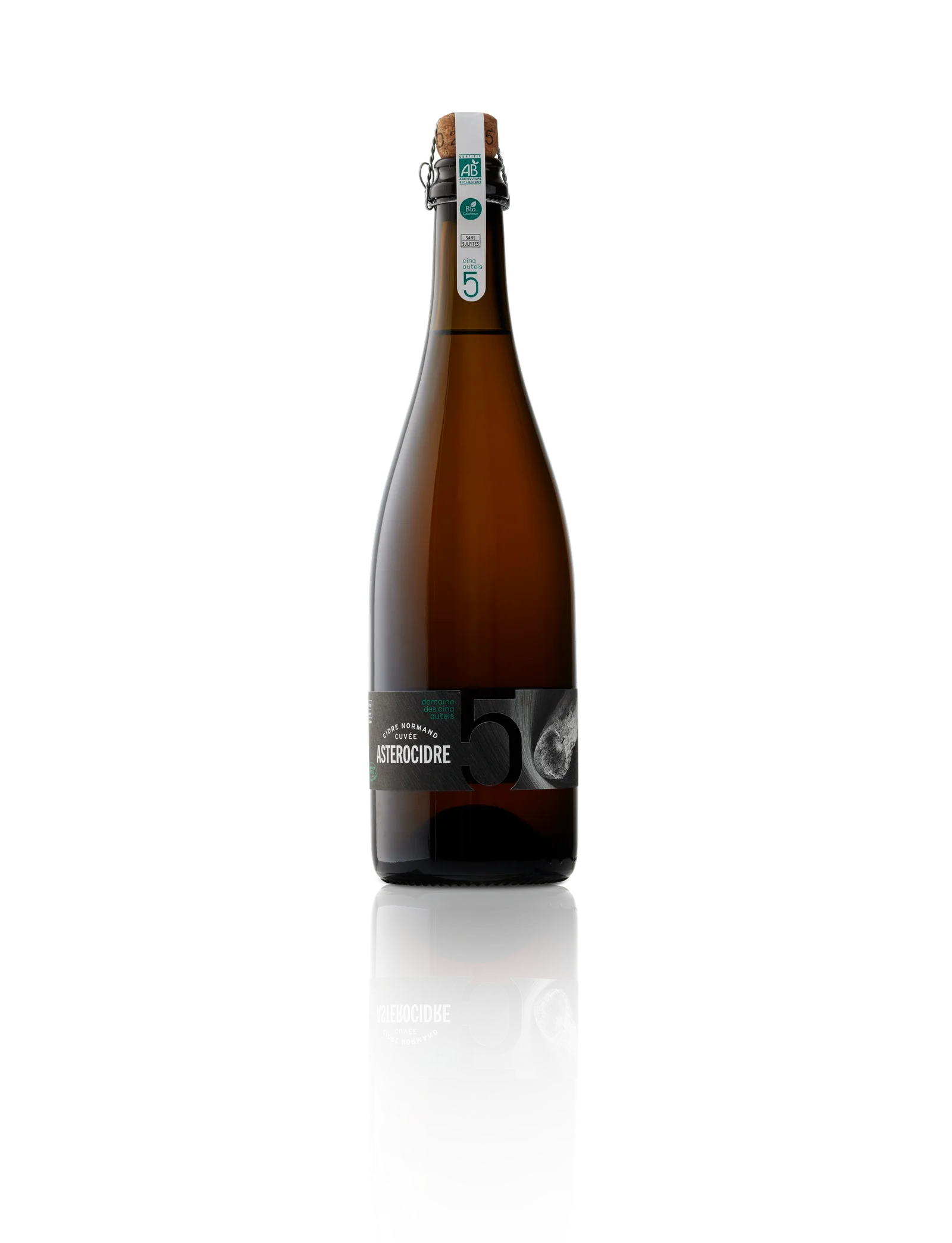 Botella de Astérocidre, Domaine des Cinq Autels