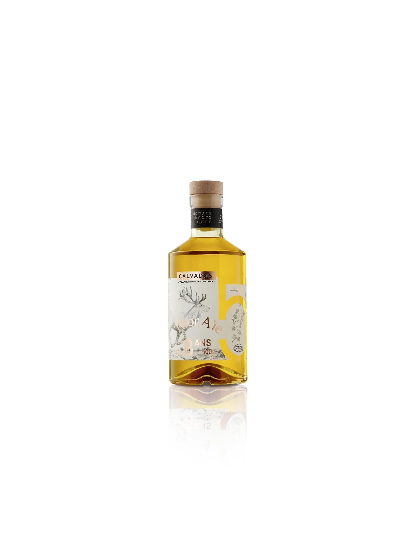 Carafe Calvados Thor Aïe 8 ans, Domaine des Cinq Autels