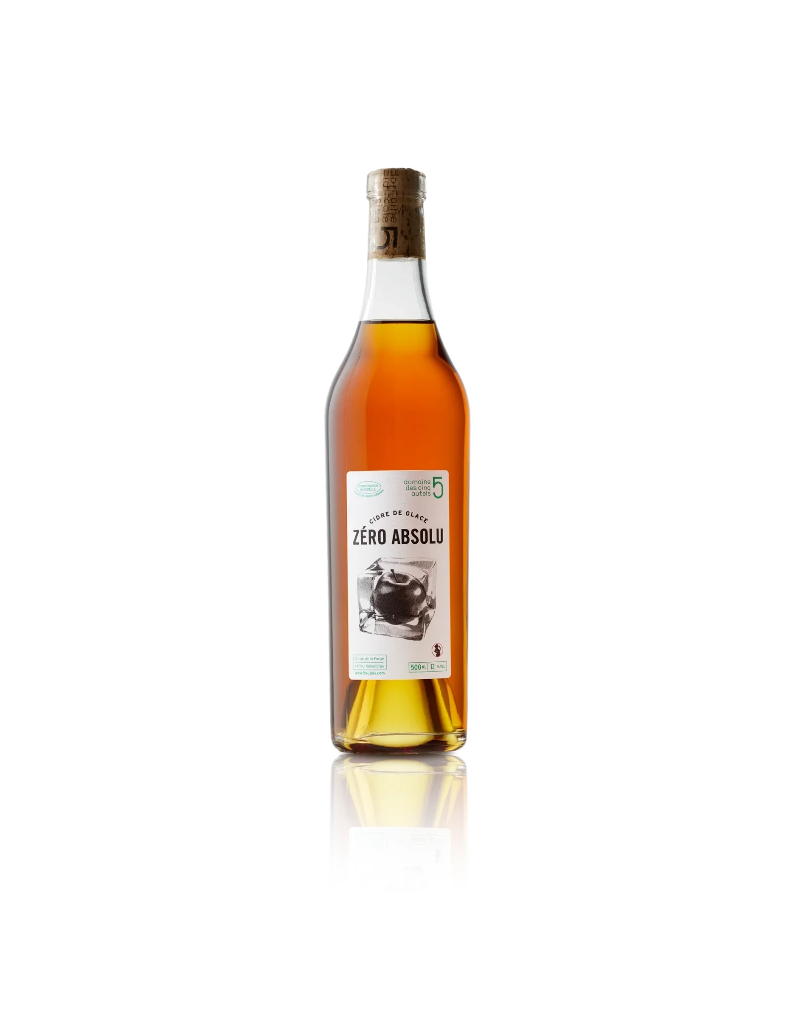 Botella de Sidra de hielo Zéro Absolu, Domaine des Cinq Autels