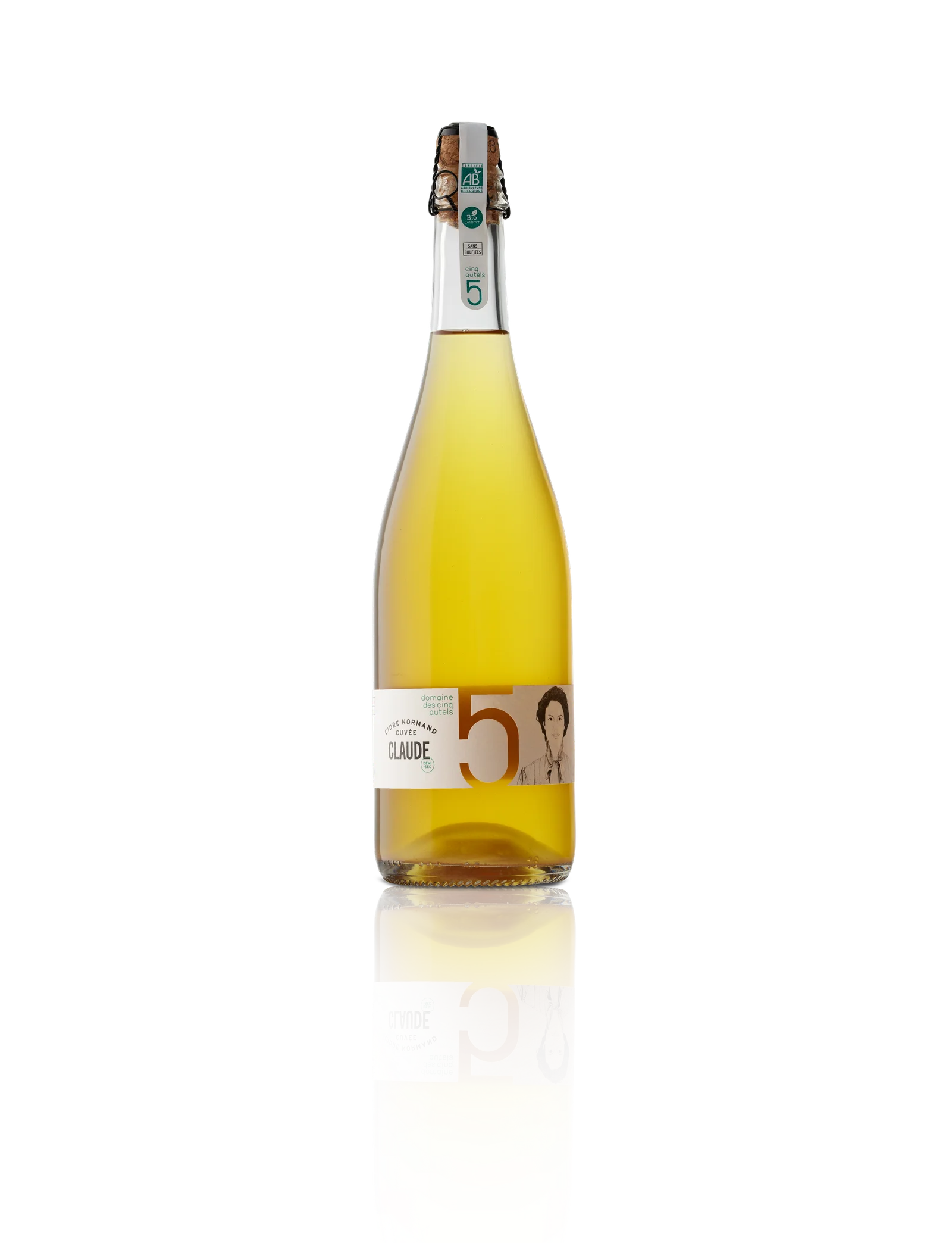 Botella de Cuvée Claude, Domaine des Cinq Autels